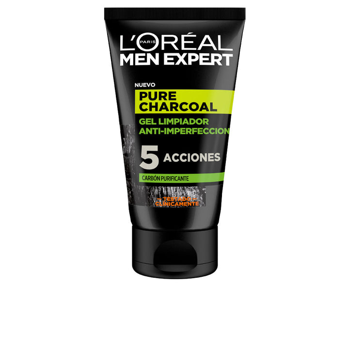 MEN EXPERT pure charcoal gel limpiador purificante 100 ml-0