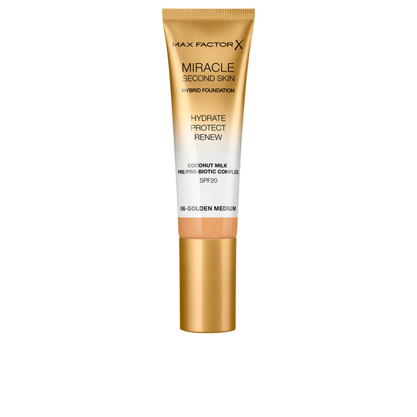 MIRACLE TOUCH second skin found.SPF20 #6-golden medium-0