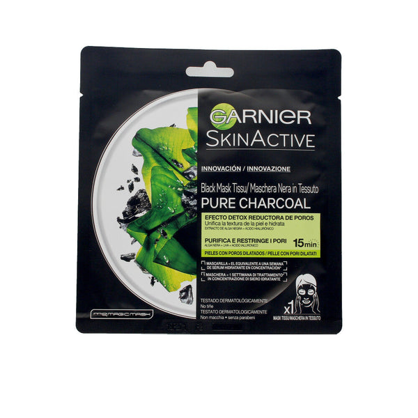 PURE CHARCOAL black mask tissu detox effect 28 gr-0