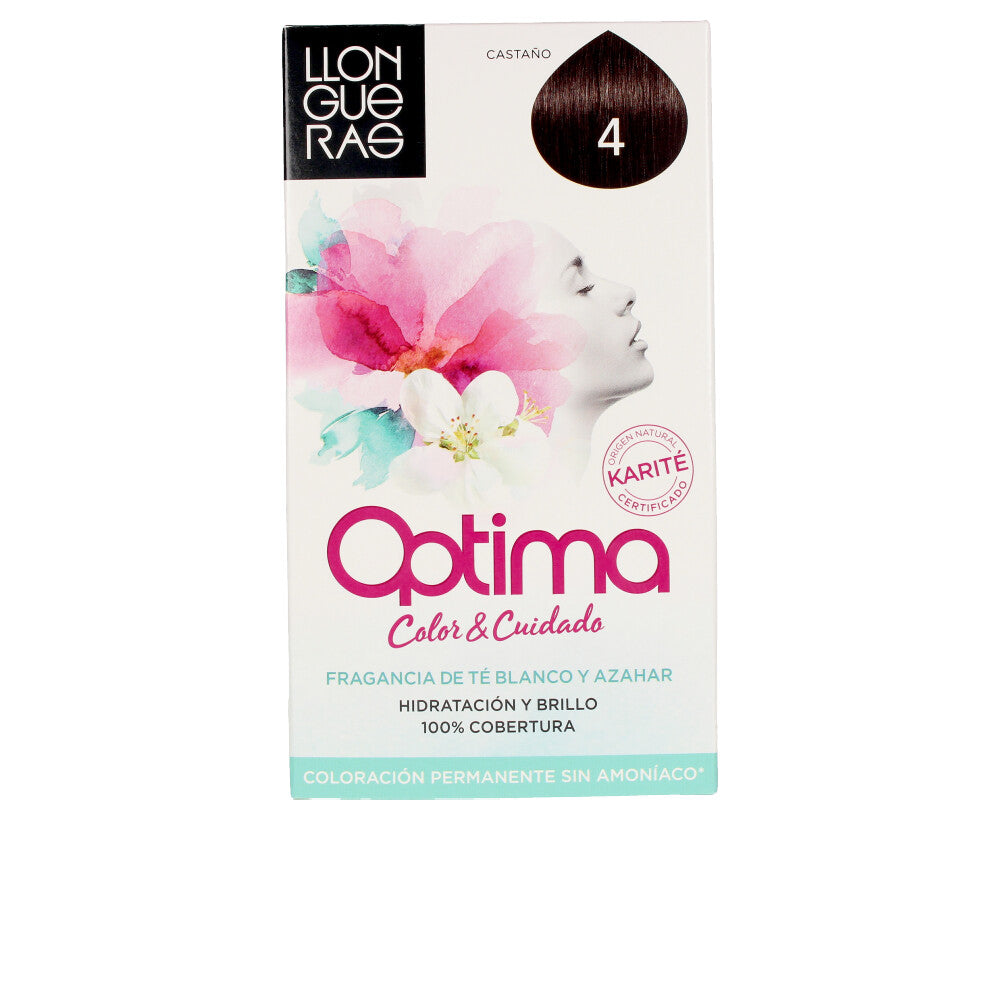 OPTIMA hair color #4-brown 1 u-0