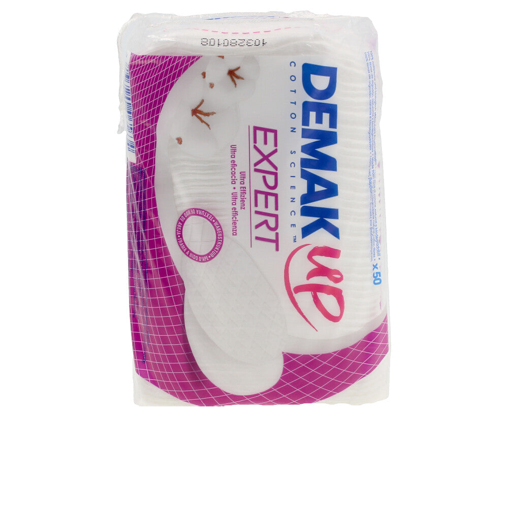 DEMAK'UP EXPERT discos desmaquilladores ovalados 50 u-0