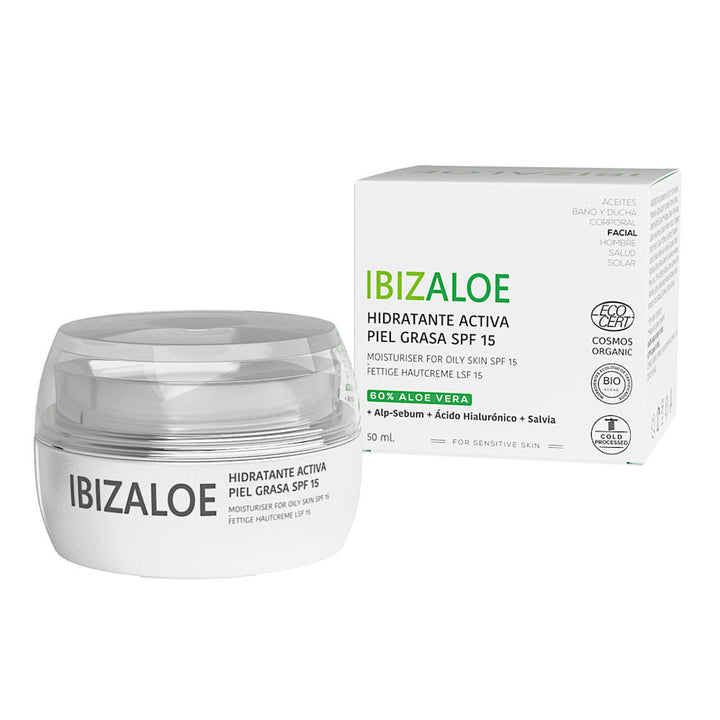 IBIZALOE active moisturizer oily skin SPF15 50 ml-0