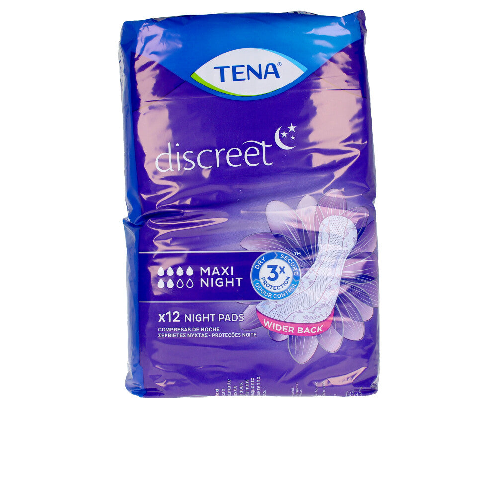 DISCREET maxi night incontinence pads 12 units-0