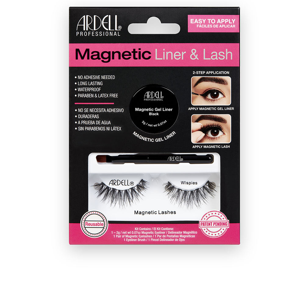 MAGNETIC LINER &amp; LASH WISPIES eyelashes + gel liner 3 units-0