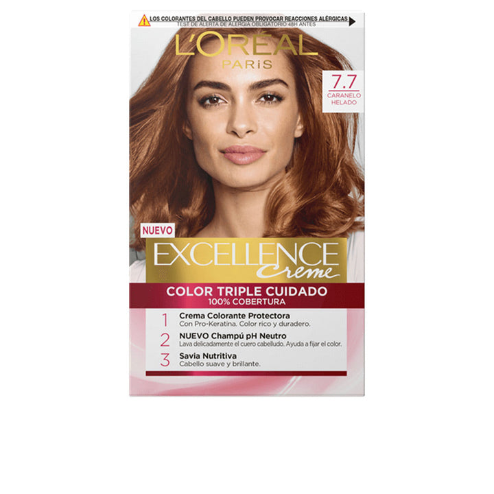 EXCELLENCE creme dye #7.7-iced caramel 192 ml-0