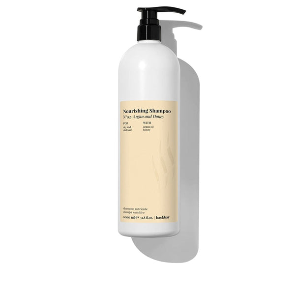 BACK BAR nourishing shampoo nº02-argan&honey 1000 ml-0