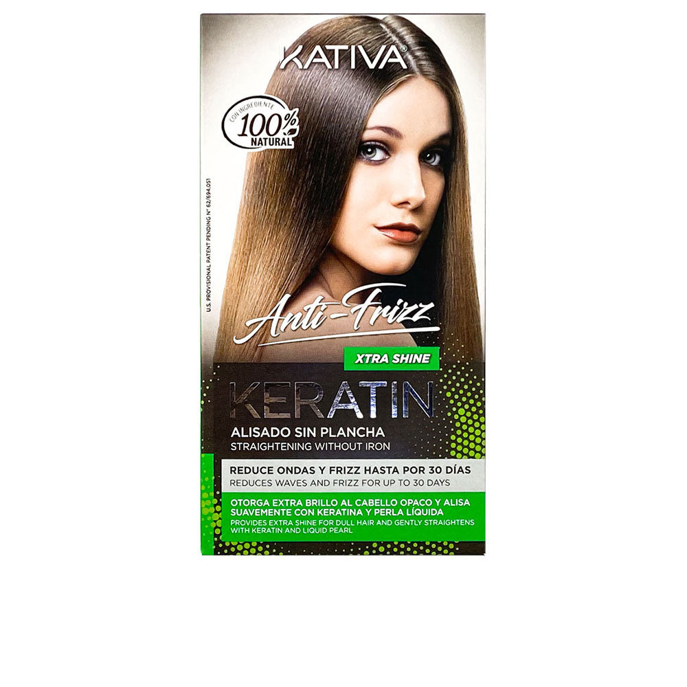 KERATIN ANTI-FRIZZ Brazilian straightening without iron extra shine 30 days 3 u-0