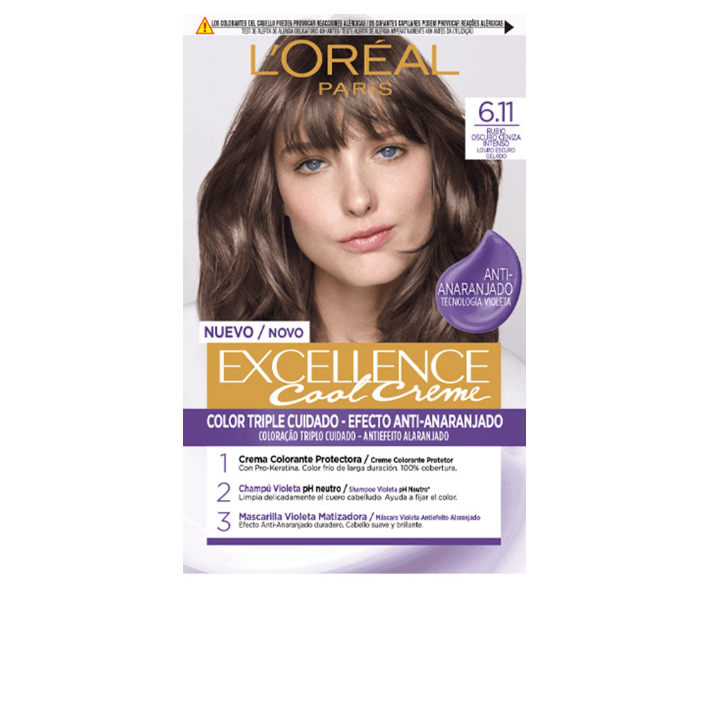 EXCELLENCE COOL dye #6.11-dark ash blonde 192 ml-0