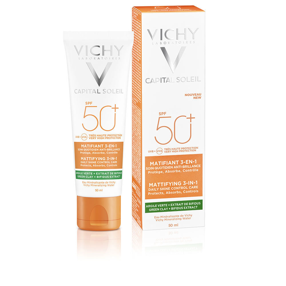 CAPITAL SOLEIL matifiant 3-en-1 SPF50+ 50 ml-0