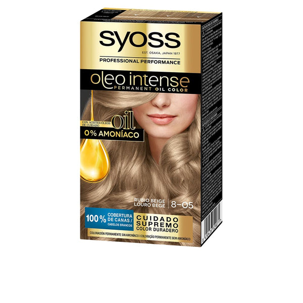 OLEO INTENSE ammonia-free hair color #8.05-beige blonde 5 pz-0