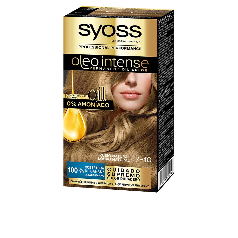 OLEO INTENSE ammonia-free hair color #7.10-natural blonde 5 pz-0