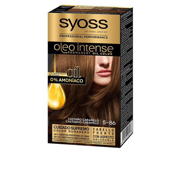 OLEO INTENSE ammonia-free hair color #5.86-caramel brown 5 pcs-0