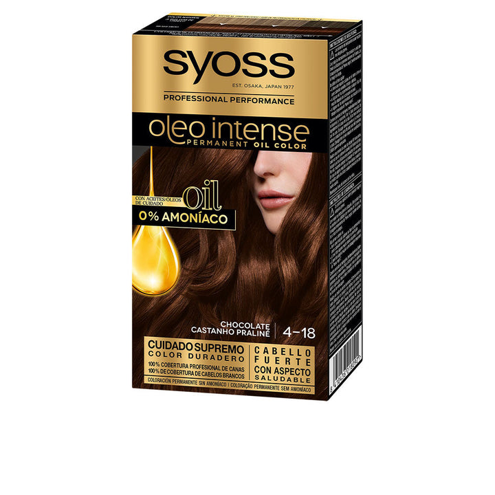 OLEO INTENSE ammonia-free hair color #4.18-chocolate 5 pz-0