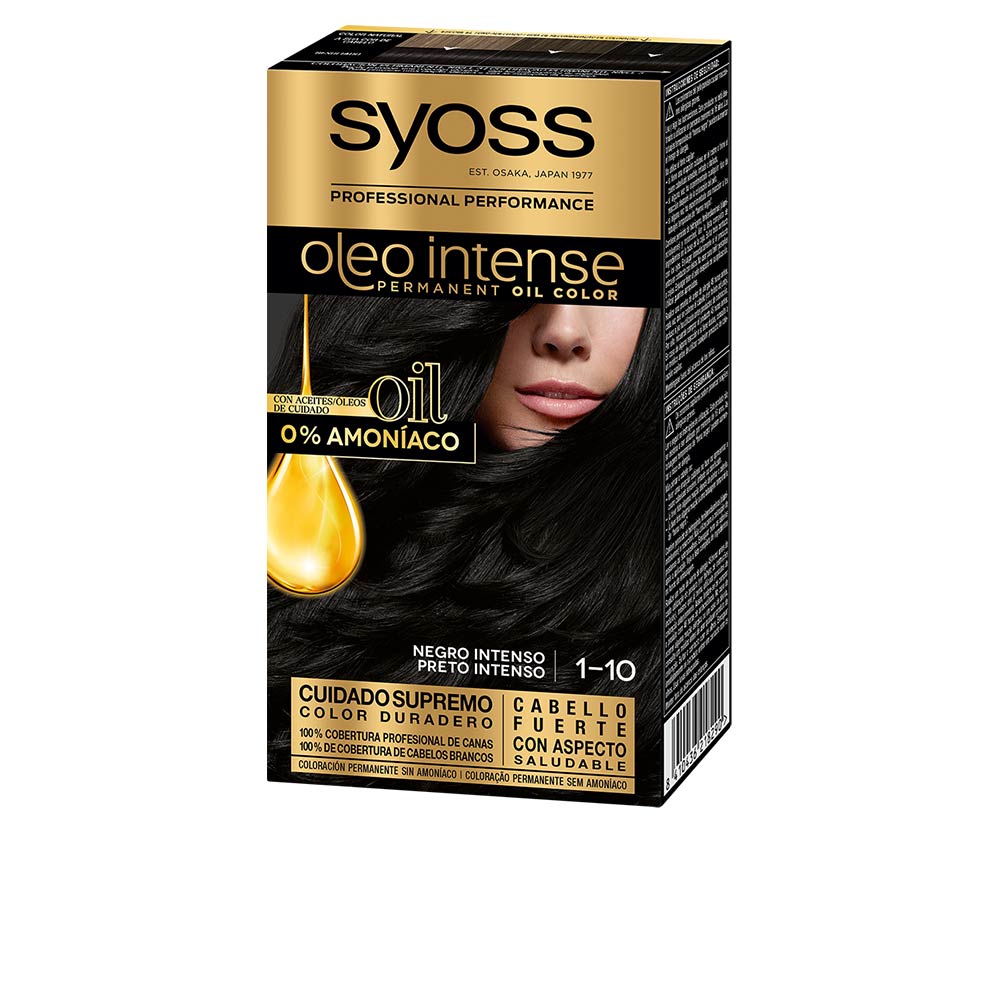 OLEO INTENSE ammonia-free hair color #1.10-intense black 5 pcs-0