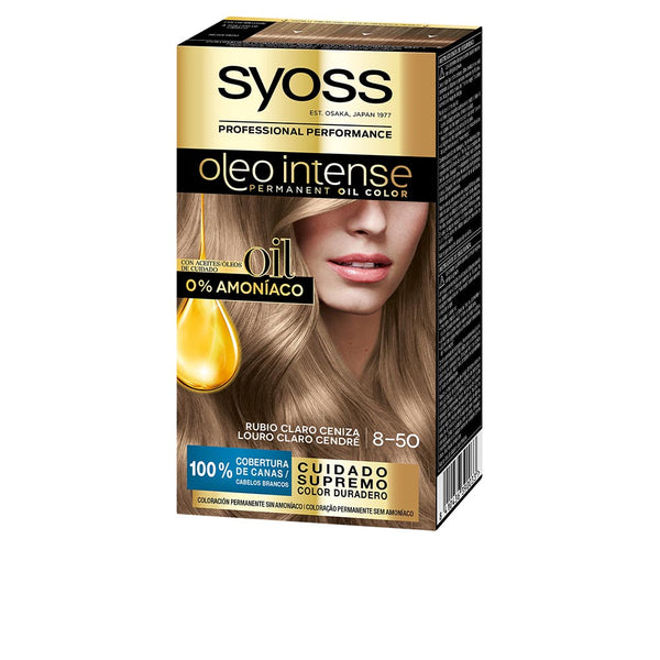 OLEO INTENSE ammonia-free hair color #8.50-ash blonde 5 pcs-0
