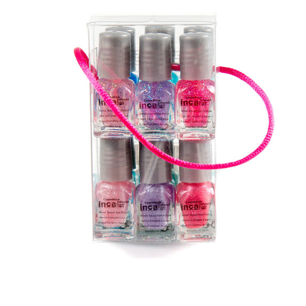 PINTAUÑAS DE DIFERENTES COLORES set 12 pz-0