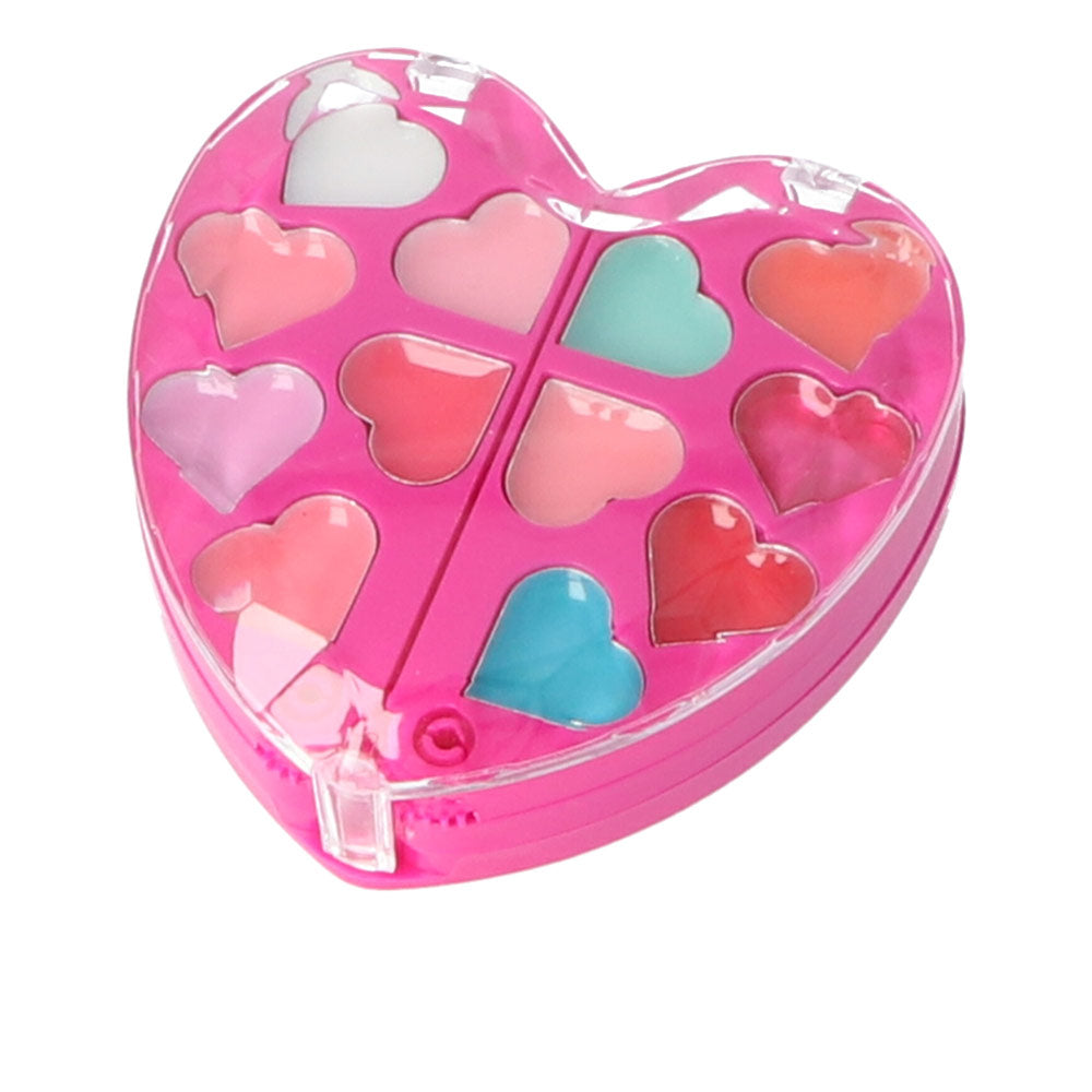 SET MAQUILLAJE EN FORMA DE CORAZÓN 1 u-0