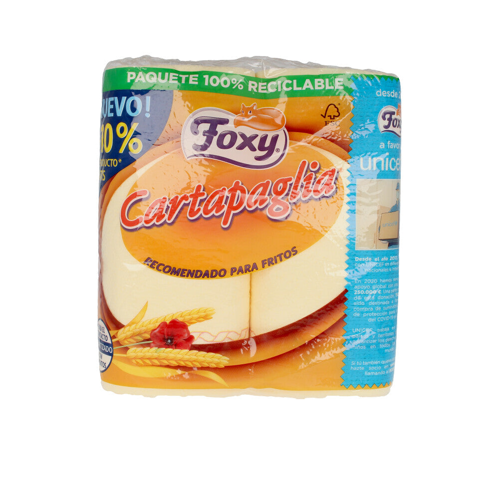 CARTAPAGLIA papel cocina especial fritos 2 rollos-0