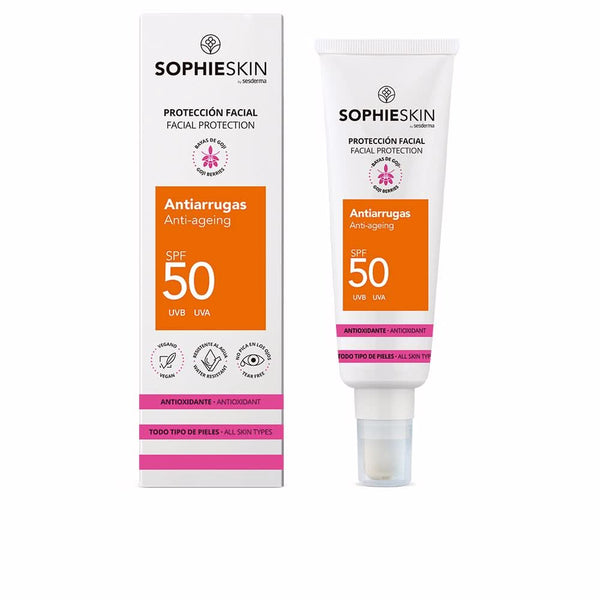 SOPHIESKIN anti-wrinkle facial sun cream SPF50 50 ml-0