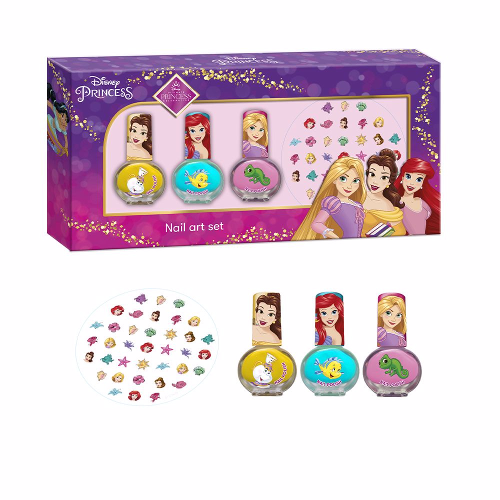 PRINCESAS DISNEY SET UÑAS set 4 pz-0