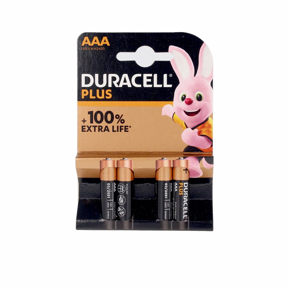 DURACELL PLUS POWER LR03 pilas pack x 4 u-0