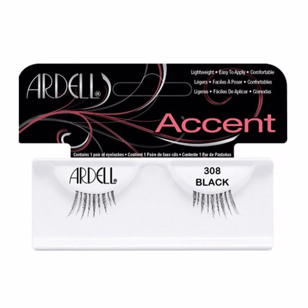 ACCENT eyelashes #308-black 1 u-0