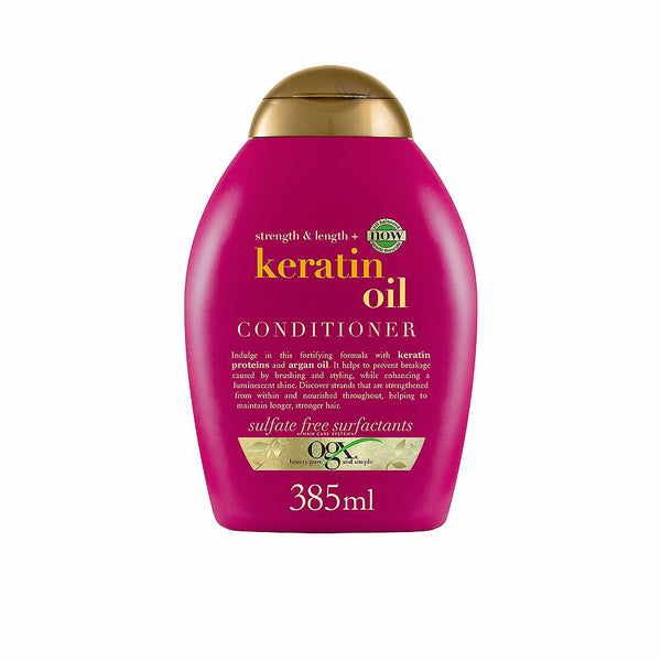 KERATIN OIL anti-breakage hair conditioner 385 ml-0