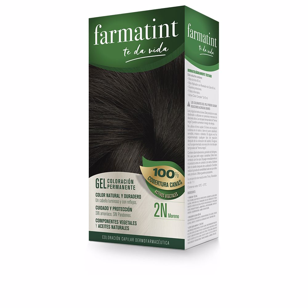 FARMATINT GEL coloración permanente #2n-moreno 5 u-0
