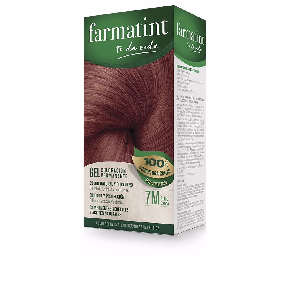 FARMATINT GEL permanent coloring #7m-mahogany blonde 5 units-0