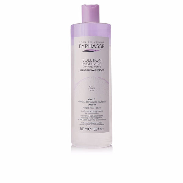MICELLAR SOLUTION biphasic waterproof makeup remover 500 ml-0