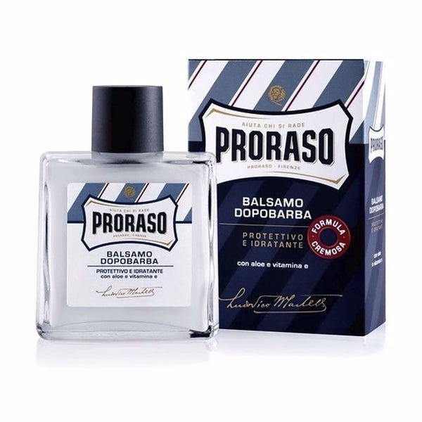 BLUE bálsamo after-shave aloe y vitamina E 100 ml-0