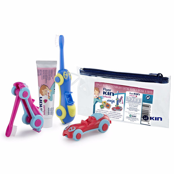 FLUORKIN INFANTIL VIAJE COCHE set 3 pz-0