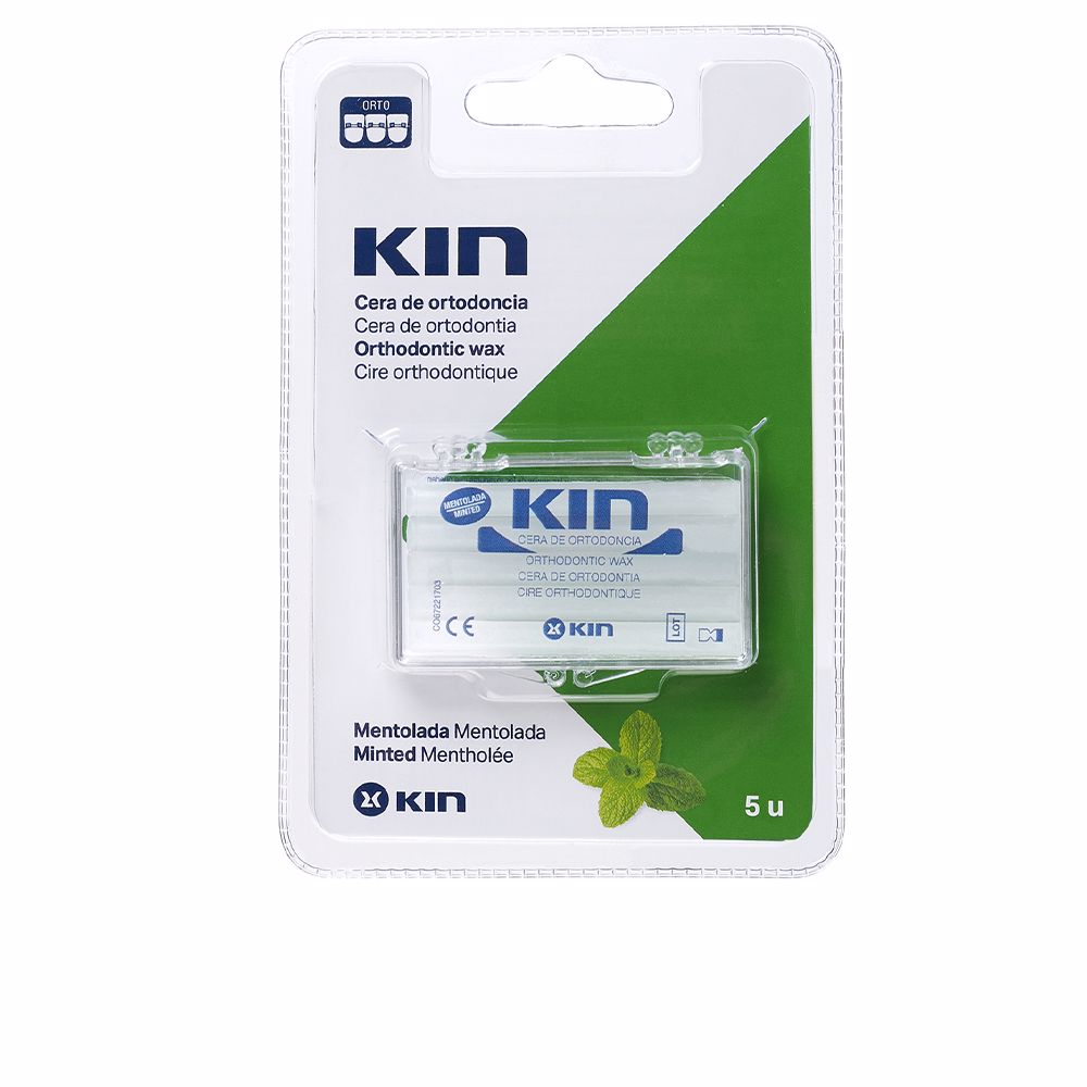 KIN CERA de ortodoncia mentolada 5 u-0