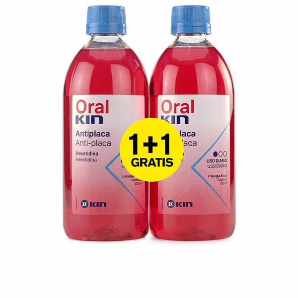 ORALKIN ENJUAGUE BUCAL ANTI-PLACA set 2 pz-0