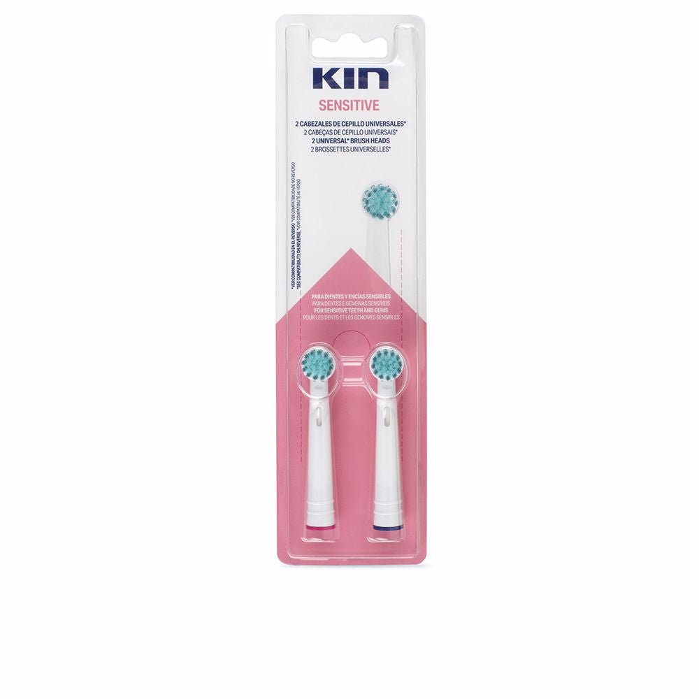 KIN SENSITIVE cabezal cepillo eléctrico universal 2 u-0