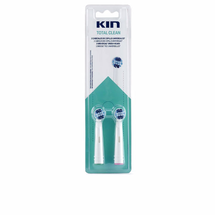 KIN TOTAL CLEAN universal electric brush head 2 units-0