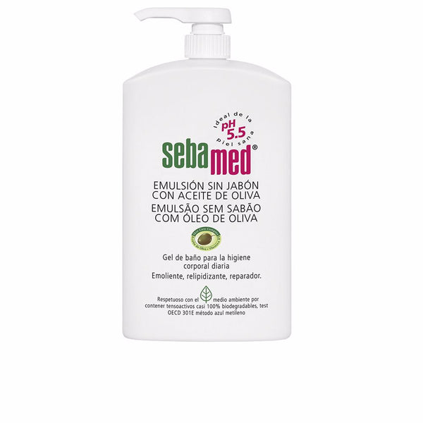 SOAP-FREE EMULSION bath gel with olive oil 1000 ml-0
