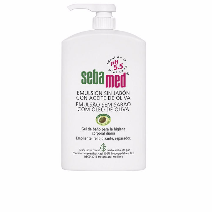 SOAP-FREE EMULSION bath gel with olive oil 1000 ml-0