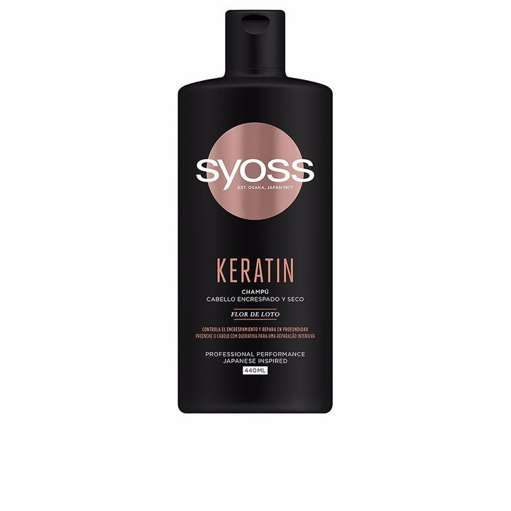 KERATIN shampoo for frizzy and dry hair 440 ml-0