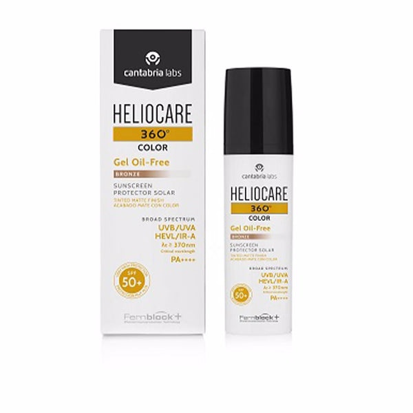 HELIOCARE 360° COLOR tinted sunscreen gel oil free SPF50+ #bronze 50 ml-0