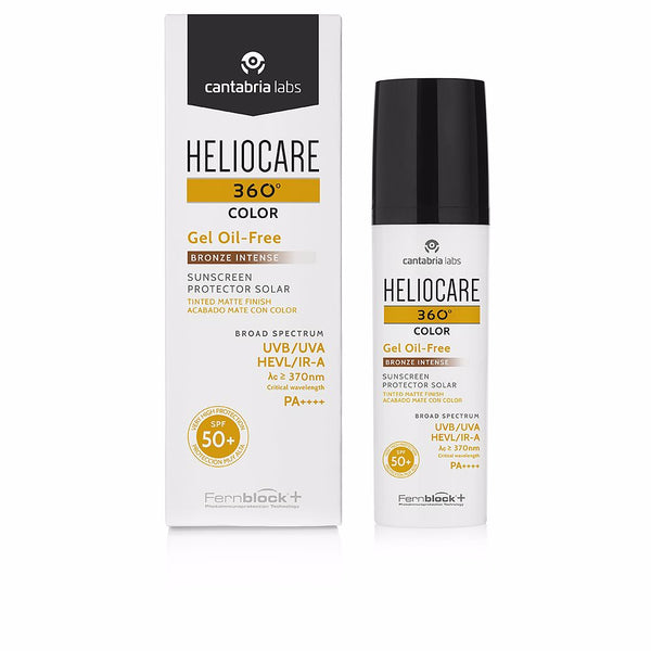 HELIOCARE 360° COLOR sunscreen with oil-free gel color SPF50+ #Bronze intense 50 ml-0