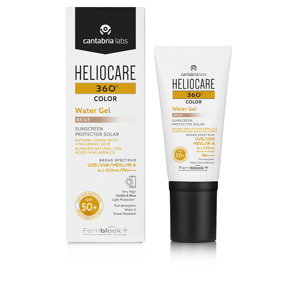 HELIOCARE 360° COLOR sunscreen with aqua gel color SPF50+ #beige 50 ml-0