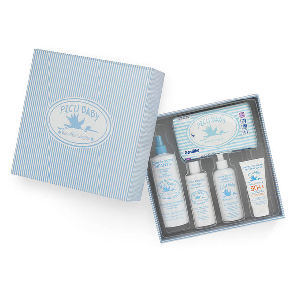 INFANTIL CAJA RAYAS AZUL NEW set 5 pz-0