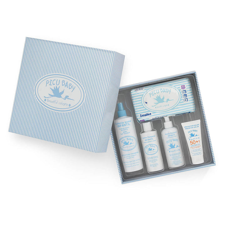 INFANTIL CAJA RAYAS AZUL NEW set 5 pz-0