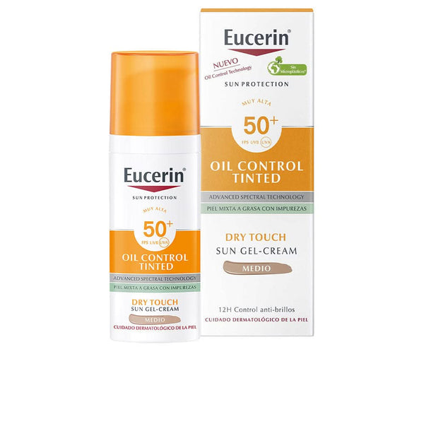 SUN PROTECTION oil dry touch gel-cream color SPF50+ #medium 50 ml-0