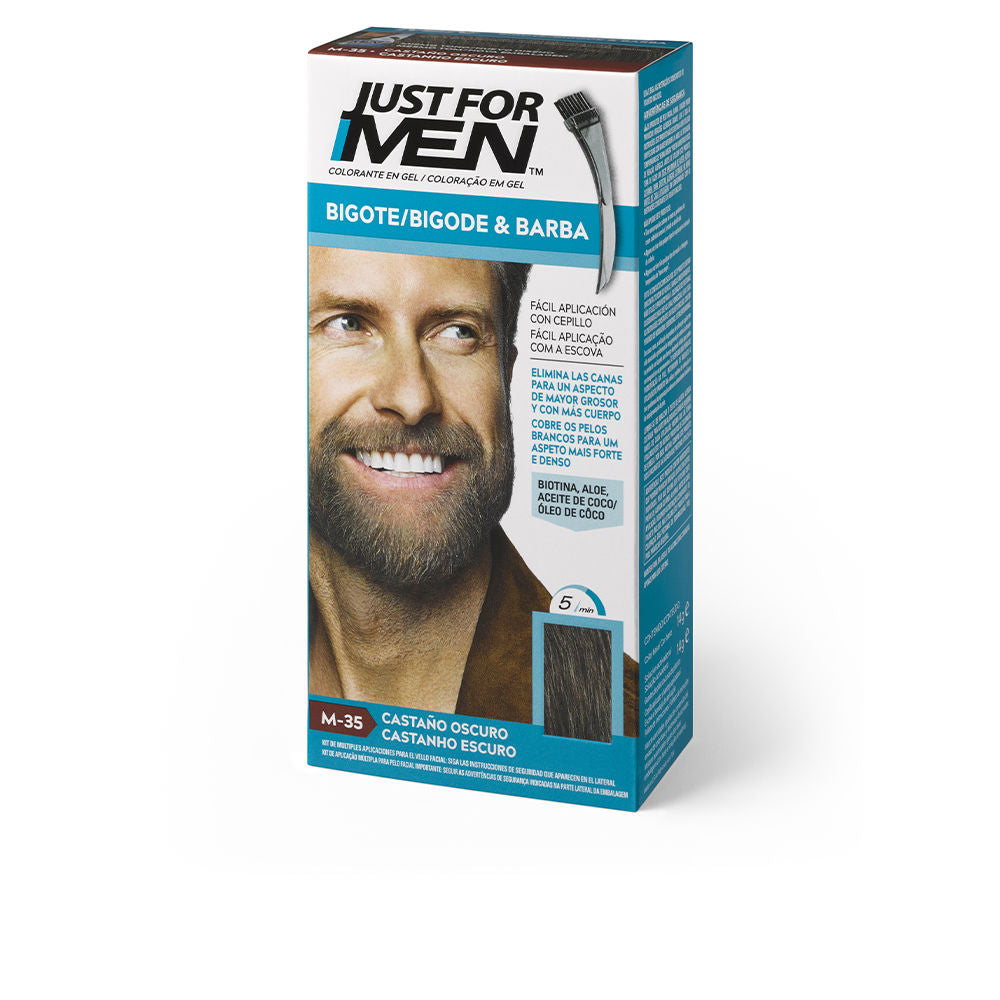 COLORANT in gel for mustache, beard and sideburns #dark brown 15 ml-0