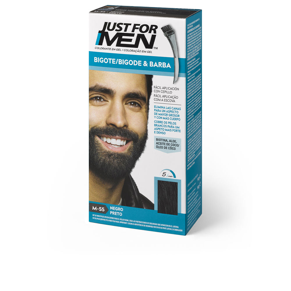 COLORANT in gel for mustache, beard and sideburns #black 15 ml-0
