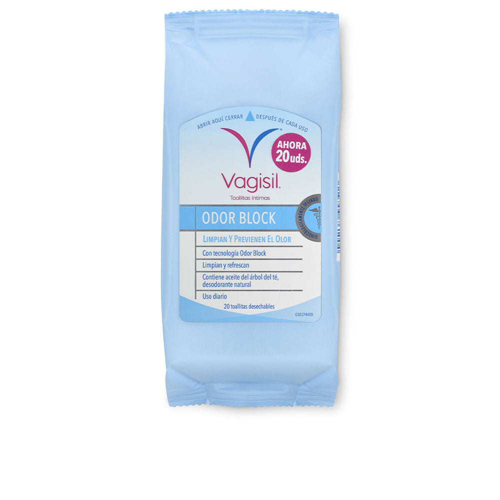 INTIMATE WIPES odorblock 20 u-0