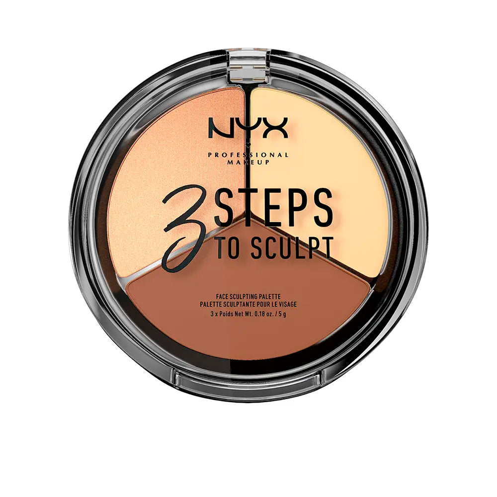 3 STEPS TO SCULPT face sculpting palette #light-0