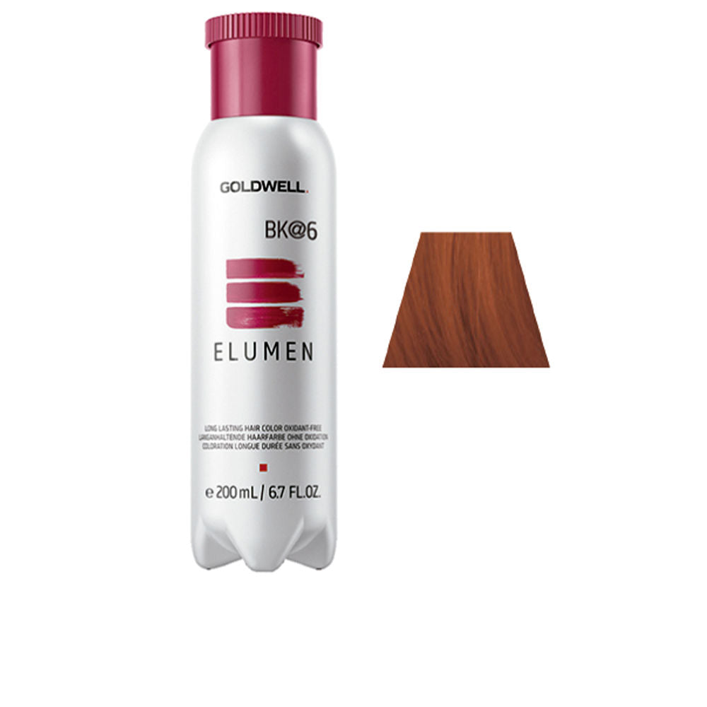 ELUMEN long lasting hair color oxidant free #BK@6 200 ml-0